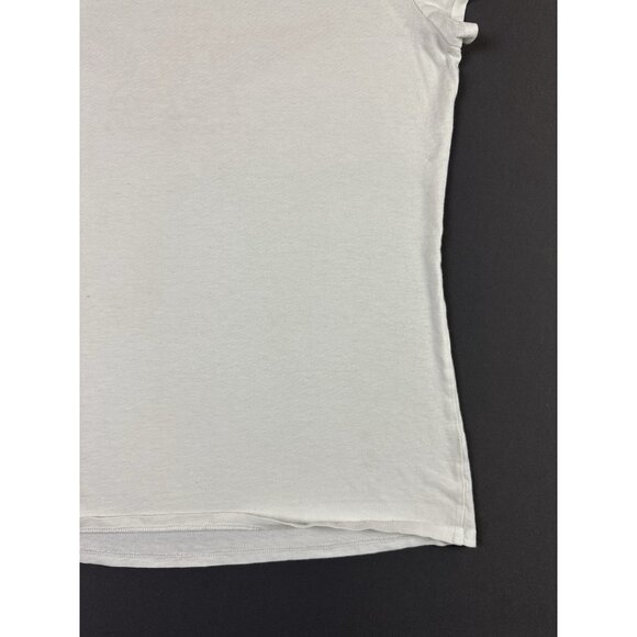 Juicy Couture Y2K XL White Shirt Womens Streetwear Hype Designer Art Tee - Picture 8 of 11